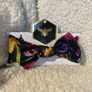 Bumblito Tulip Print Baby & Child Headband With Bow *NEW*